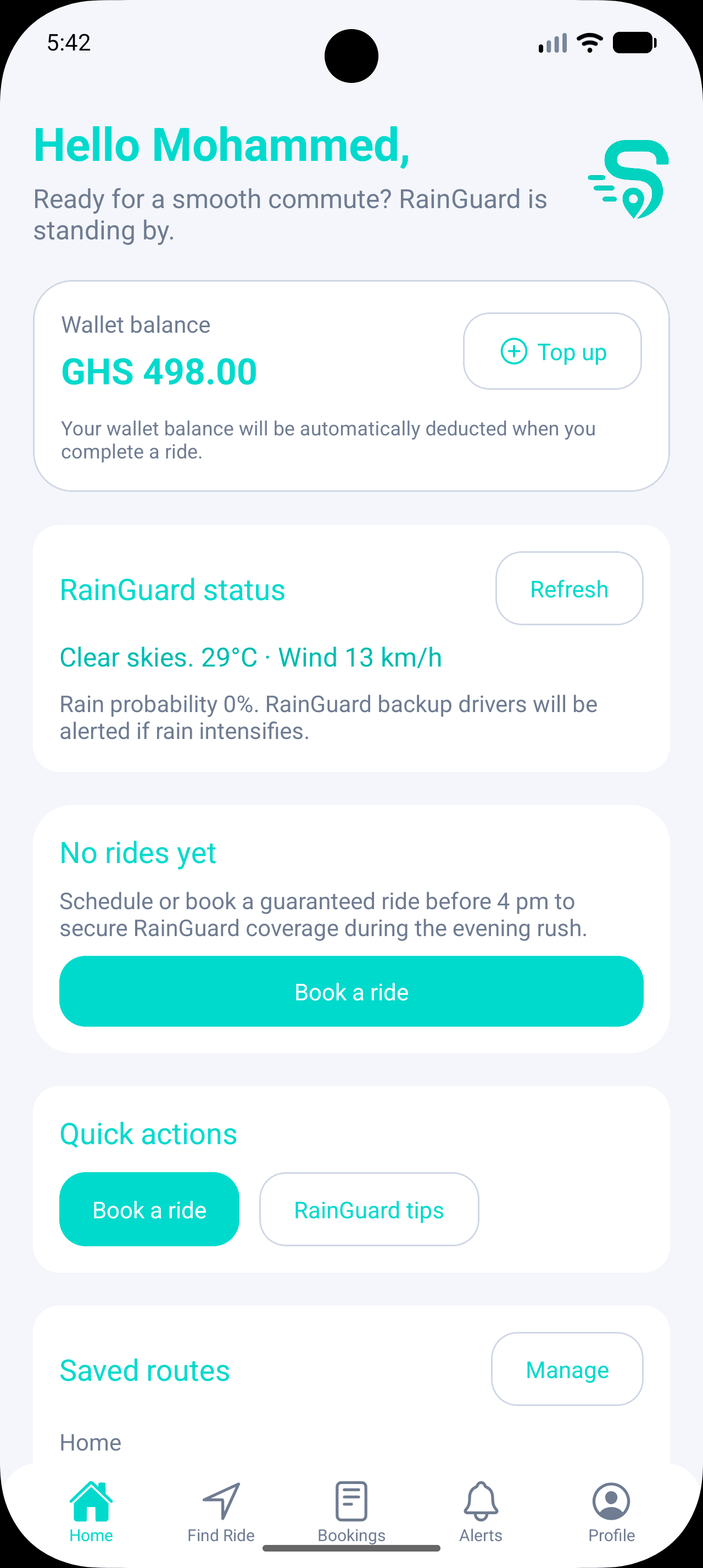 Home Dashboard