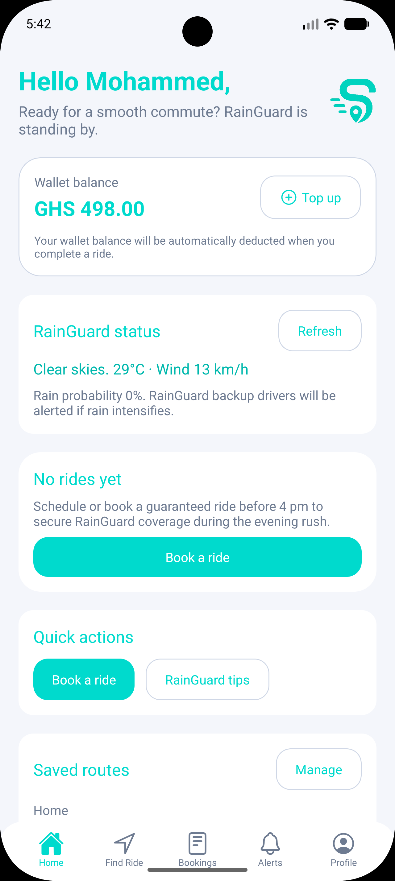 Home Dashboard